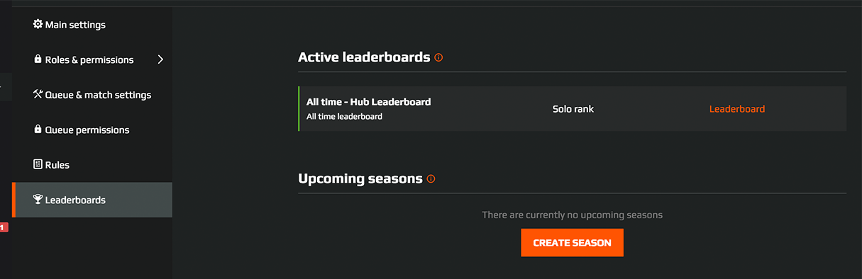 Creating a hub FACEIT