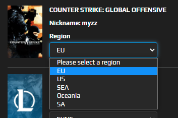 overgive Do Pinpoint Changing your account's region and country – FACEIT