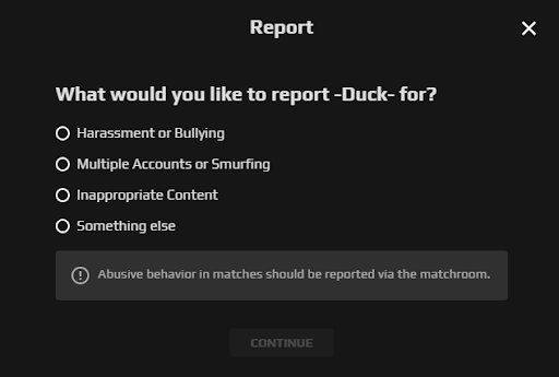 Reported a smurf and got this response : r/FACEITcom